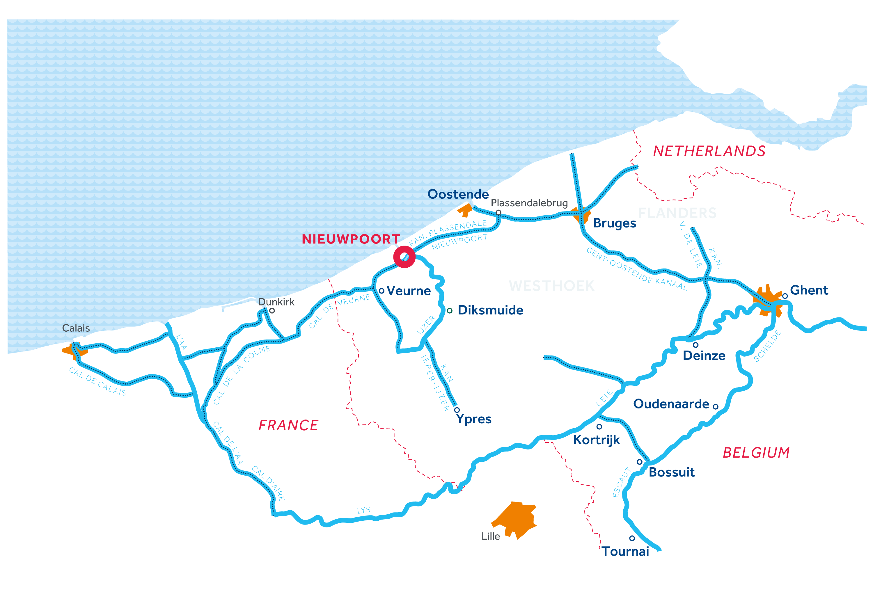 Flanders Region map